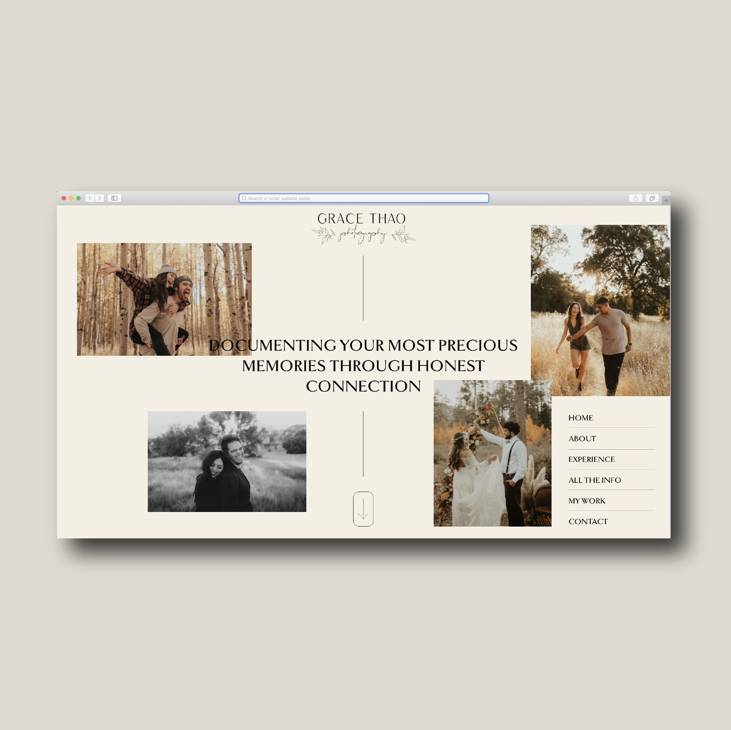 Natural and earthy brand and website moodboard